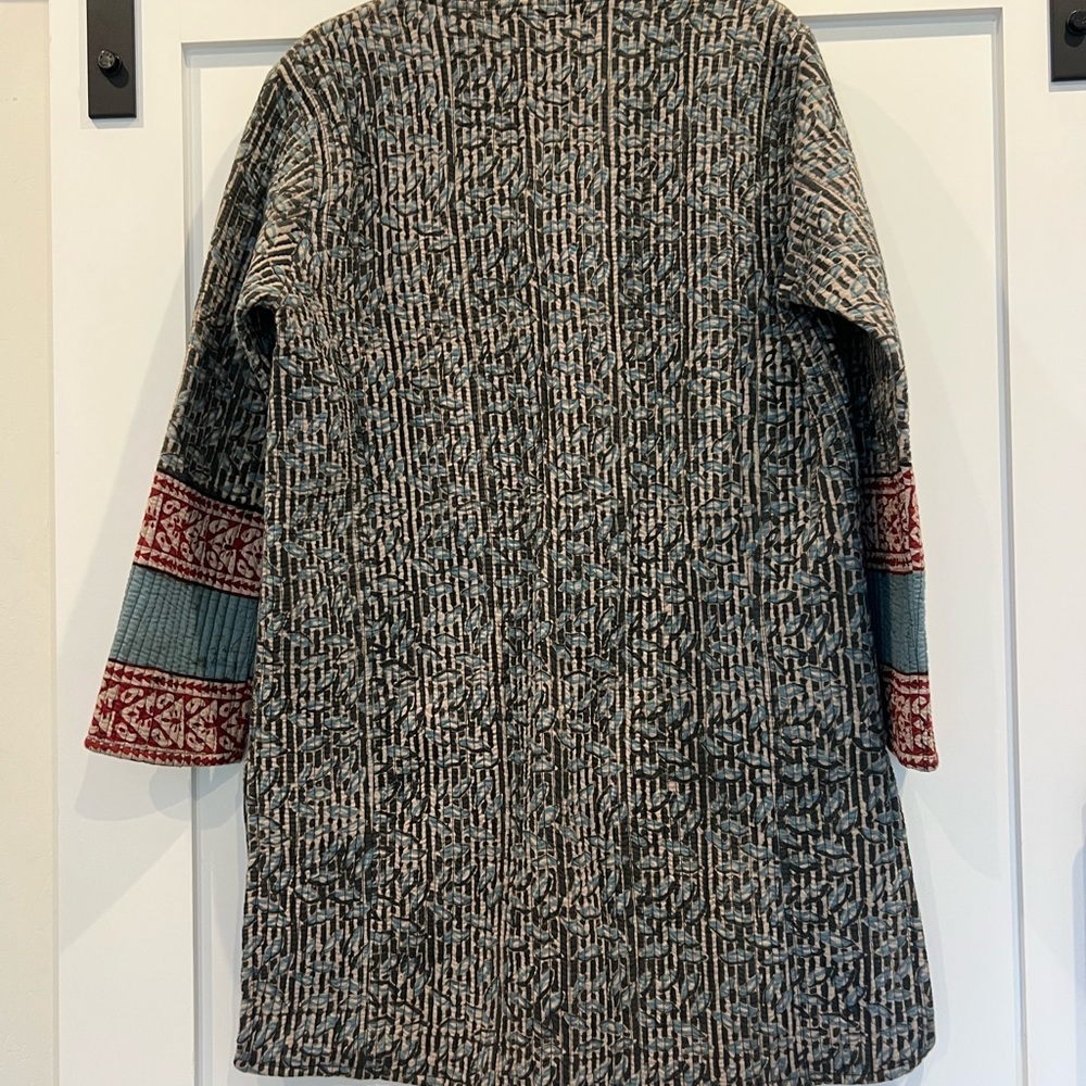 Handmade reversible Jacket from India - Picture 4 of 6